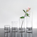 Manufacturers Customize Various Household Clear Glass Vases with Different Specifications